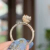 2 Karat Oval Laboratuvar Pırlanta Tektaş